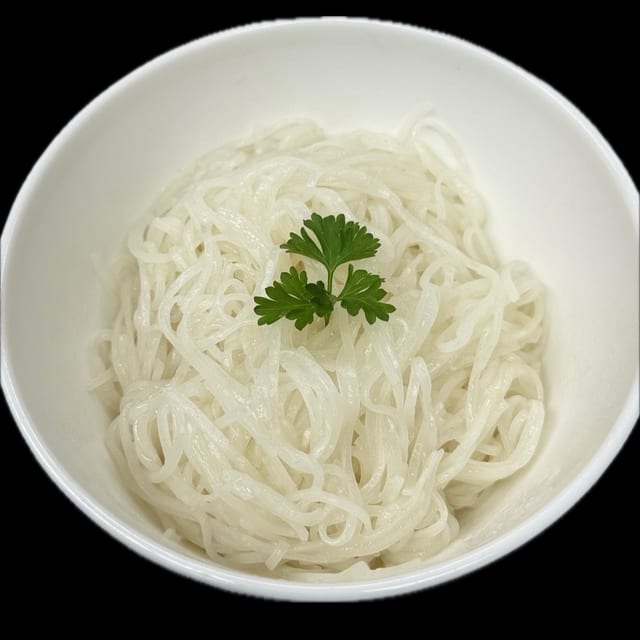 STEAMED RICE NOODLES.