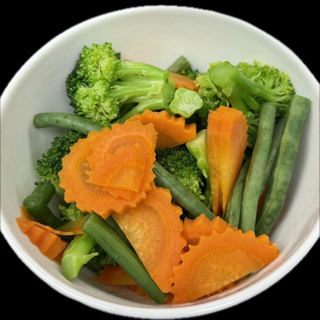 STEAMED VEGETABLES.