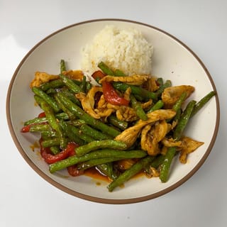 #27 Pad Prig Gang Stir Fried Lunch