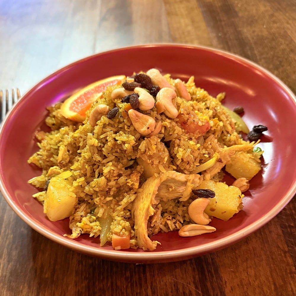 #37 Pineapple Fried Rice Dinner.