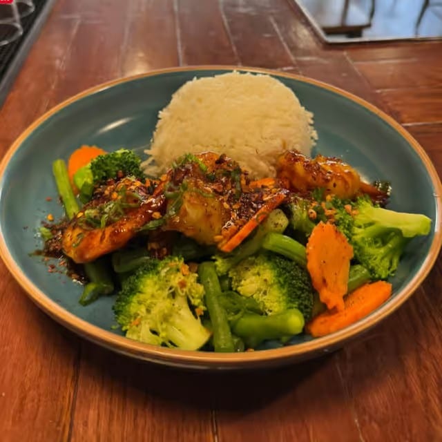 #23 My Thai Mixed Veggies Stir Fried Dinner.